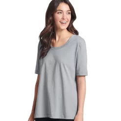 Women's Jockey® Everyday Essentials Pajama Tee -Cuddl Duds SHOP 3618209 Heather Gray