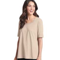 Women's Jockey® Everyday Essentials Pajama Tee -Cuddl Duds SHOP 3618209 Oatmeal Heather
