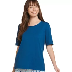 Women's Jockey® Everyday Essentials Pajama Tee -Cuddl Duds SHOP 3618209 Sapphire Heather