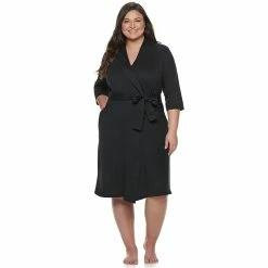 Alternative view of Plus Size Jockey® Everyday Essentials Long Wrap Robe
