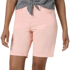Women's Lee® Chino Bermuda Shorts -Cuddl Duds SHOP 3676761 Melon