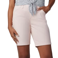 Women's Lee® Chino Bermuda Shorts -Cuddl Duds SHOP 3676761 Peachy