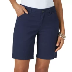 Women's Lee® Chino Bermuda Shorts -Cuddl Duds SHOP 3676761 Rainstorm