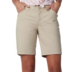 Women's Lee® Chino Bermuda Shorts -Cuddl Duds SHOP 3676761 Safari