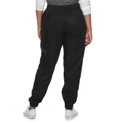 Juniors' Plus Size SO® High Rise Paperbag Jogger Pants 13 Juniors' Plus Size SO® High Rise Paperbag Jogger Pants -Cuddl Duds SHOP 3784612 ALT