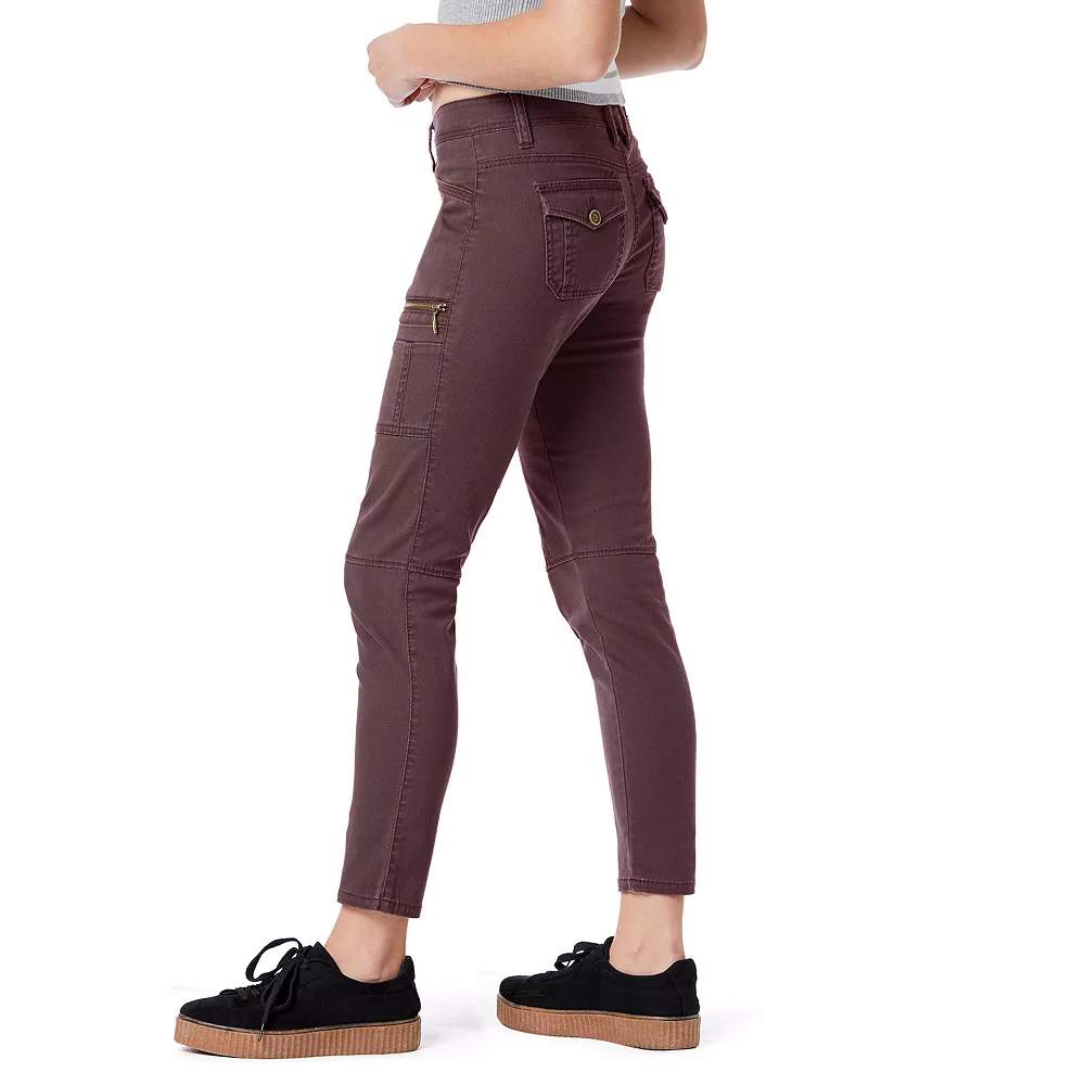 Juniors' Unionbay Blaire Stretch Twill Skinny Utility Moto Pants 8 Juniors' Unionbay Blaire Stretch Twill Skinny Utility Moto Pants - Image 8