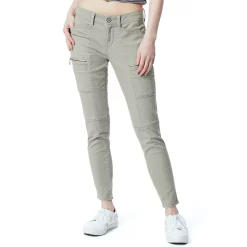 Juniors' Unionbay Blaire Stretch Twill Skinny Utility Moto Pants 12 Juniors' Unionbay Blaire Stretch Twill Skinny Utility Moto Pants -Cuddl Duds SHOP 3789705 Khaki