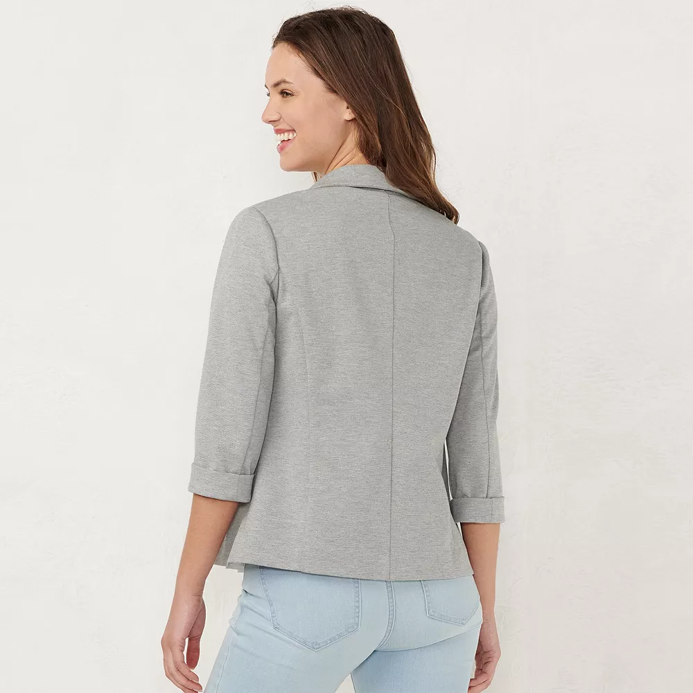 Petite LC Lauren Conrad Fitted Open-Front Blazer 9 Petite LC Lauren Conrad Fitted Open-Front Blazer - Image 9