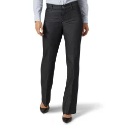 Women's Lee® Flex Motion Trouser Pants 12 Women's Lee® Flex Motion Trouser Pants -Cuddl Duds SHOP 3817833 Black Rinse