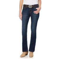 Alternative view of Juniors' WallFlower Legendary Belted Slim Bootcut Jeans