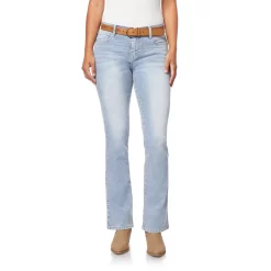 Juniors' WallFlower Legendary Belted Slim Bootcut Jeans -Cuddl Duds SHOP 3849873 Union