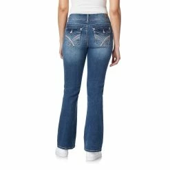 Juniors' WallFlower Luscious Curvy Bling Bootcut Jeans -Cuddl Duds SHOP 3849916 Birch