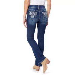 Juniors' WallFlower Luscious Curvy Bling Bootcut Jeans -Cuddl Duds SHOP 3849916 Clarke