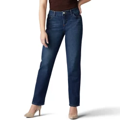 Alternative view of Petite Lee® Instantly Slims Straight-Leg Jeans