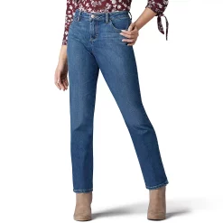 Petite Lee® Instantly Slims Straight-Leg Jeans 8 Petite Lee® Instantly Slims Straight-Leg Jeans -Cuddl Duds SHOP 3854505 Vip Seattle