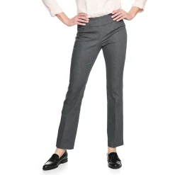 Women's Croft & Barrow® Effortless Stretch Pull-On Bootcut Pants -Cuddl Duds SHOP 3857885 Heather Gray