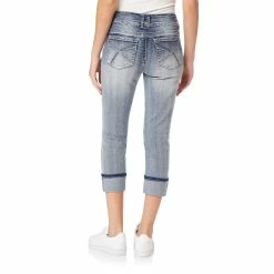 Juniors' WallFlower Insta Stretch Luscious Curvy Cropped Jeans 8 Juniors' WallFlower Insta Stretch Luscious Curvy Cropped Jeans -Cuddl Duds SHOP 3909988 ALT