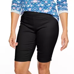 Women's Croft & Barrow® Effortless Stretch Bermuda Shorts 14 Women's Croft & Barrow® Effortless Stretch Bermuda Shorts -Cuddl Duds SHOP 3913048 Black
