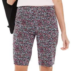 Women's Croft & Barrow® Effortless Stretch Bermuda Shorts 17 Women's Croft & Barrow® Effortless Stretch Bermuda Shorts -Cuddl Duds SHOP 3913048 Daisy Print