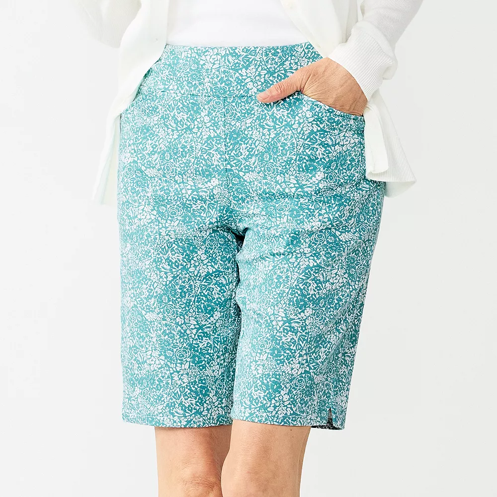 Women's Croft & Barrow® Effortless Stretch Bermuda Shorts 9 Women's Croft & Barrow® Effortless Stretch Bermuda Shorts - Image 9