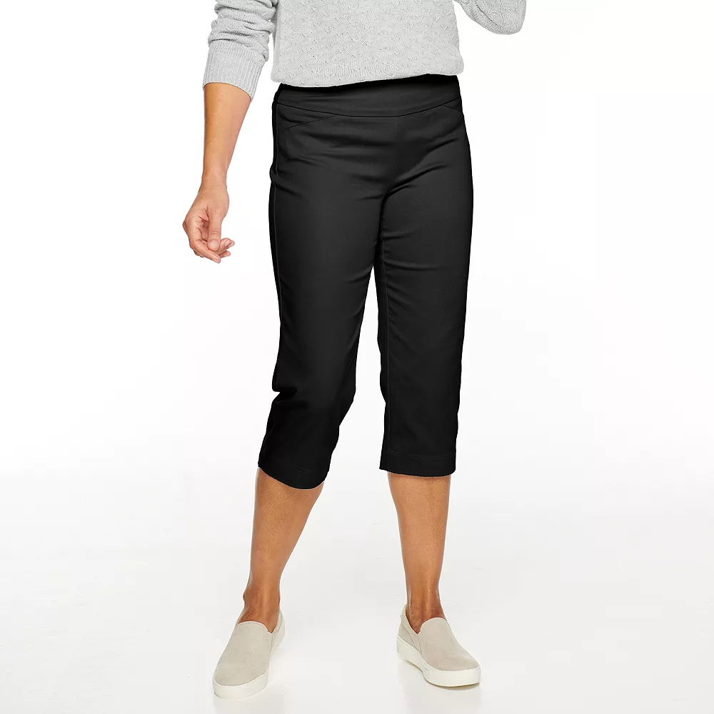 Women's Croft & Barrow® Effortless Stretch Capri Pants 3 Women's Croft & Barrow® Effortless Stretch Capri Pants - Image 3
