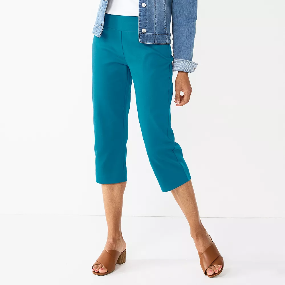 Women's Croft & Barrow® Effortless Stretch Capri Pants 1 Women's Croft & Barrow® Effortless Stretch Capri Pants