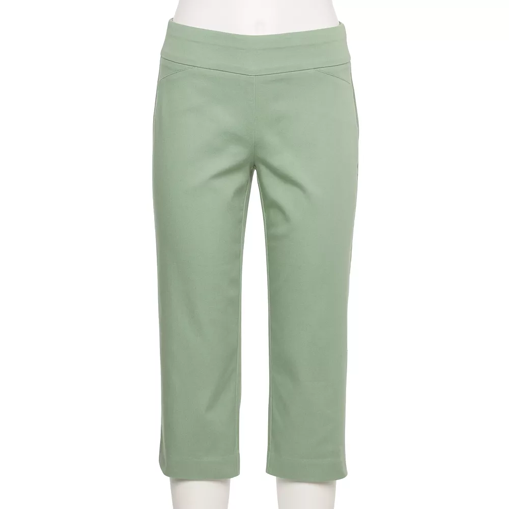Women's Croft & Barrow® Effortless Stretch Capri Pants 9 Women's Croft & Barrow® Effortless Stretch Capri Pants - Image 9