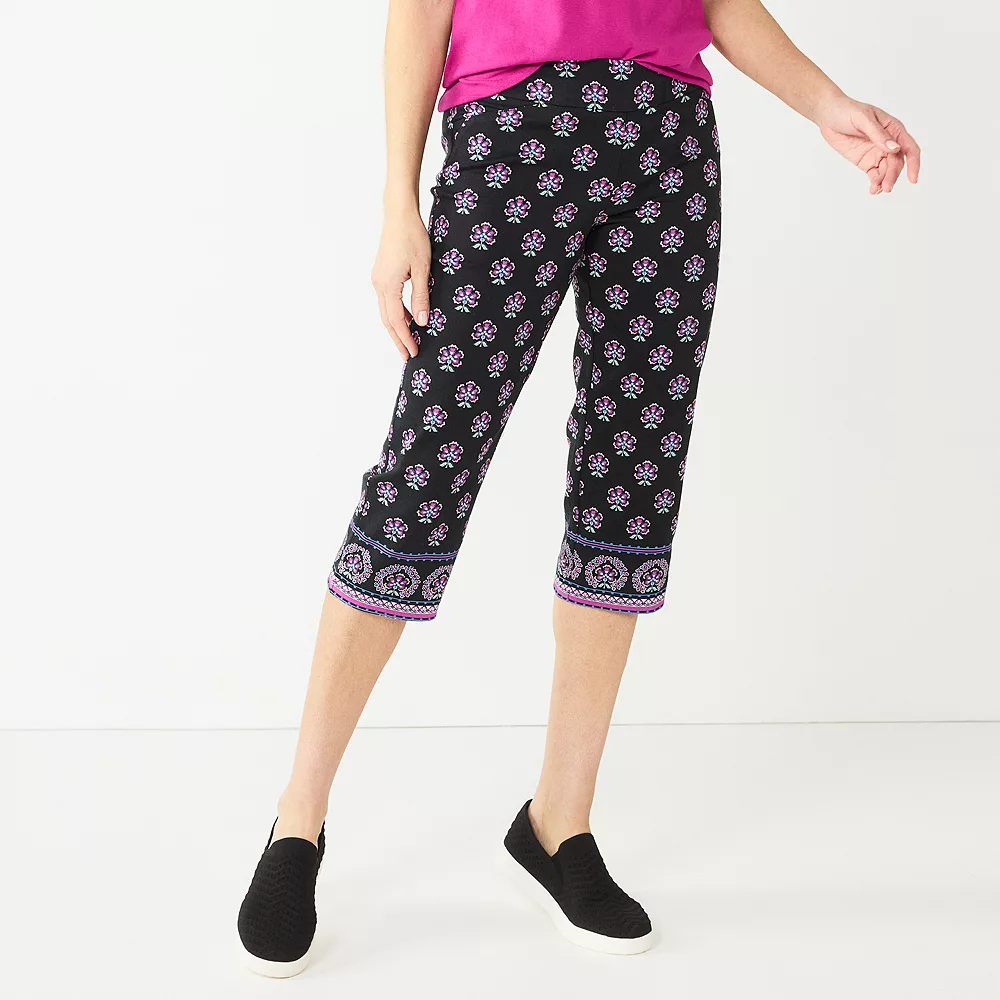 Women's Croft & Barrow® Effortless Stretch Capri Pants 10 Women's Croft & Barrow® Effortless Stretch Capri Pants - Image 10