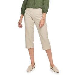 Women's Croft & Barrow® Effortless Stretch Capri Pants 15 Women's Croft & Barrow® Effortless Stretch Capri Pants -Cuddl Duds SHOP 3918078 Stonewall