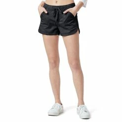 Juniors' Unionbay Maribeth Sateen Shorts 14 Juniors' Unionbay Maribeth Sateen Shorts -Cuddl Duds SHOP 3937656 Black