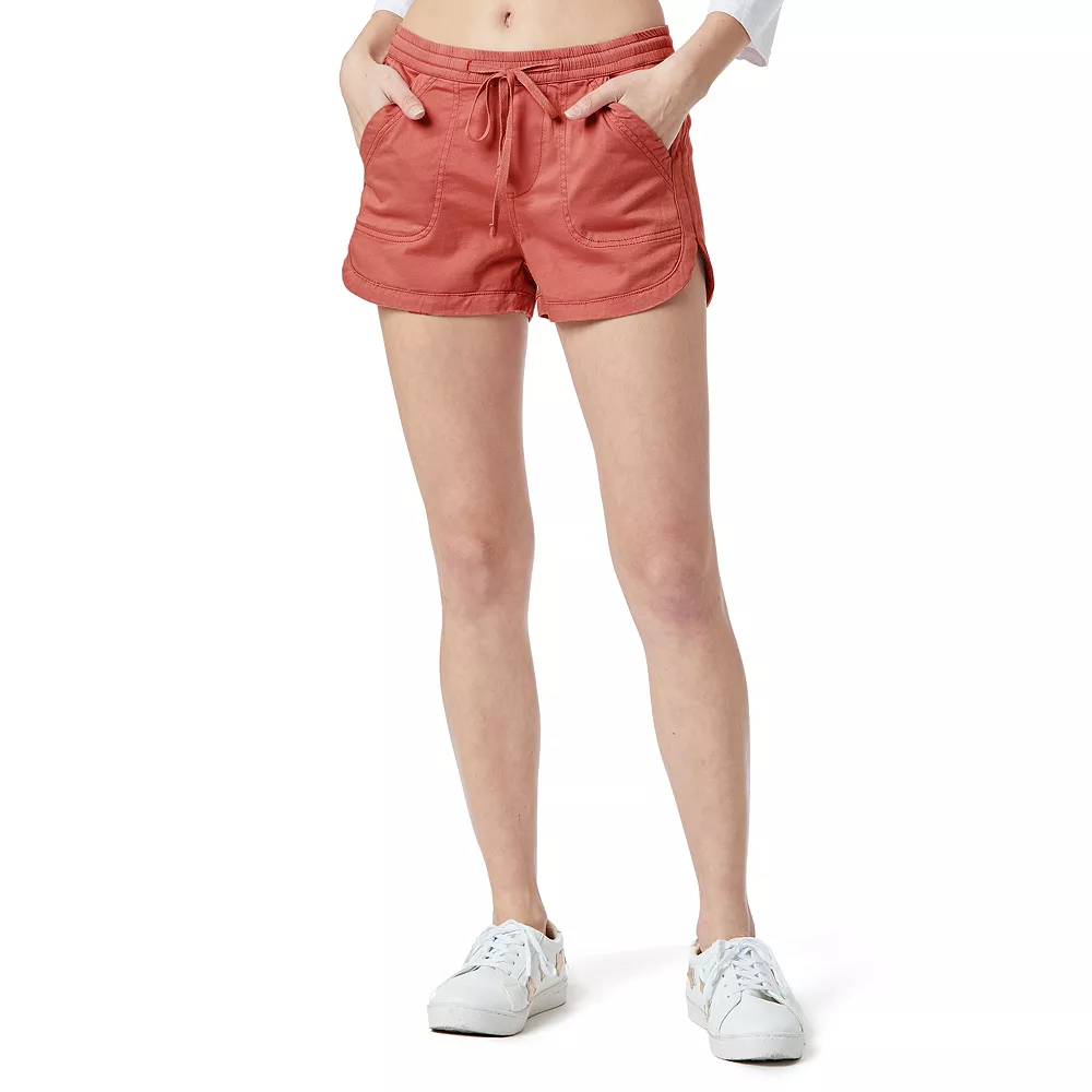 Juniors' Unionbay Maribeth Sateen Shorts 2 Juniors' Unionbay Maribeth Sateen Shorts - Image 2