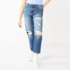 Juniors' SO® High-Rise Curvy Mom Jeans