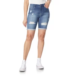Juniors' WallFlower Insta-Soft High-Rise Irresistible Bermuda Shorts