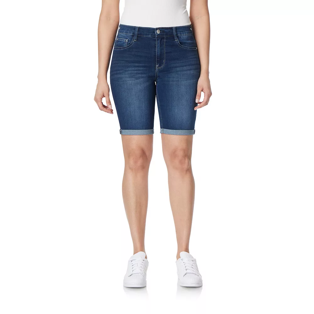 Juniors' WallFlower Insta-Soft High-Rise Irresistible Bermuda Shorts 2 Juniors' WallFlower Insta-Soft High-Rise Irresistible Bermuda Shorts - Image 2