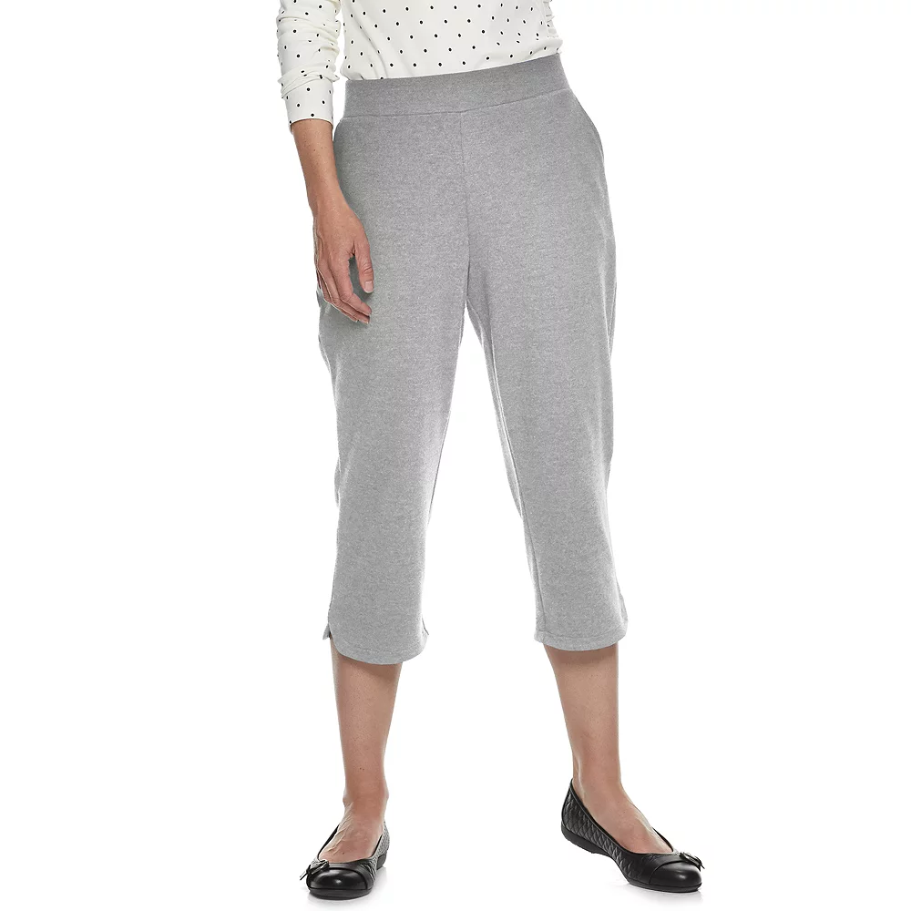 Women's Croft & Barrow® Easy Pull-On Knit Capri Pants 3 Women's Croft & Barrow® Easy Pull-On Knit Capri Pants - Image 3