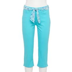 Women's Croft & Barrow® Comfort Waist Denim Capris