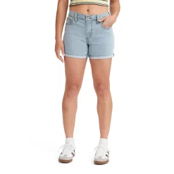 Women's Levi's® Mid-Length Jean Shorts -Cuddl Duds SHOP 4015111 Lapis Outsider