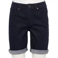 Women's Croft & Barrow® Cuffed Jean Shorts 7 Women's Croft & Barrow® Cuffed Jean Shorts -Cuddl Duds SHOP 4145304 Rinse Wash