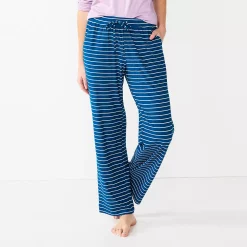 Women's Sonoma Goods For Life® Cozy Pajama Pants -Cuddl Duds SHOP 4211999 Blue Snuggle Stripe