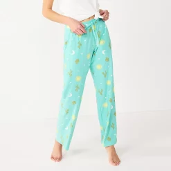 Women's Sonoma Goods For Life® Cozy Pajama Pants -Cuddl Duds SHOP 4211999 Turquoise Summer