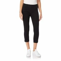 Alternative view of Juniors' WallFlower Insta Soft Ultra Mid-Rise Cropped Jeans