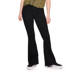 Alternative view of Juniors' SO® High Rise Flare Jeans