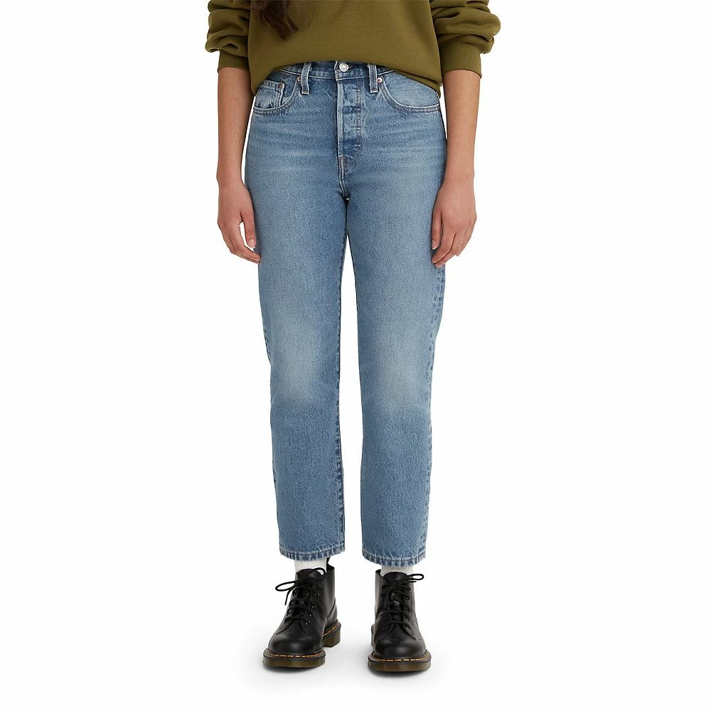 Women's Levi's® 501™ High-Rise Straight Leg Crop Jeans 9 Women's Levi's® 501™ High-Rise Straight Leg Crop Jeans - Image 9