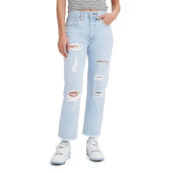 Women's Levi's® 501™ High-Rise Straight Leg Crop Jeans 17 Women's Levi's® 501™ High-Rise Straight Leg Crop Jeans -Cuddl Duds SHOP 4263105 Oxnard Lightening