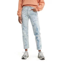 Women's Levi's® 501™ High-Rise Straight Leg Crop Jeans 20 Women's Levi's® 501™ High-Rise Straight Leg Crop Jeans -Cuddl Duds SHOP 4263105 Scribble Down