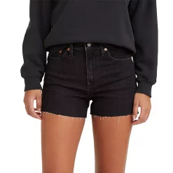 Alternative view of Women's Levi's® High Rise Frayed Hem Jean Shorts