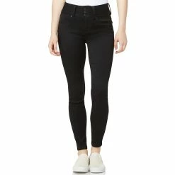 Alternative view of Juniors' WallFlower High-Rise Sassy Ankle Jeggings