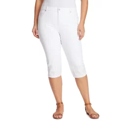 Alternative view of Plus Size Gloria Vanderbilt Amanda Capris