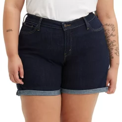Alternative view of Plus Size Levi's® Mid-Length Jean Shorts