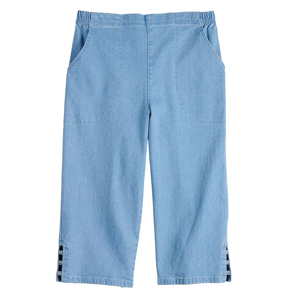 Women's Croft & Barrow® Embellished Hem Skimmer Jeans 11 Women's Croft & Barrow® Embellished Hem Skimmer Jeans - Image 11